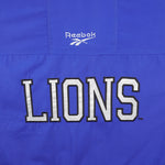 Reebok (Pro Line) - Detroit Lions Long Puffer Jacket 1990s X-Large Vintage Retro Football