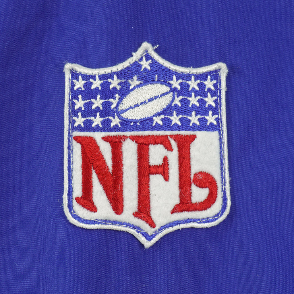 Reebok (Pro Line) - Detroit Lions Long Puffer Jacket 1990s X-Large Vintage Retro Football
