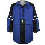 Starter - Minnesota Timberwolves 1/4 Zip Pullover 1990s X-Large