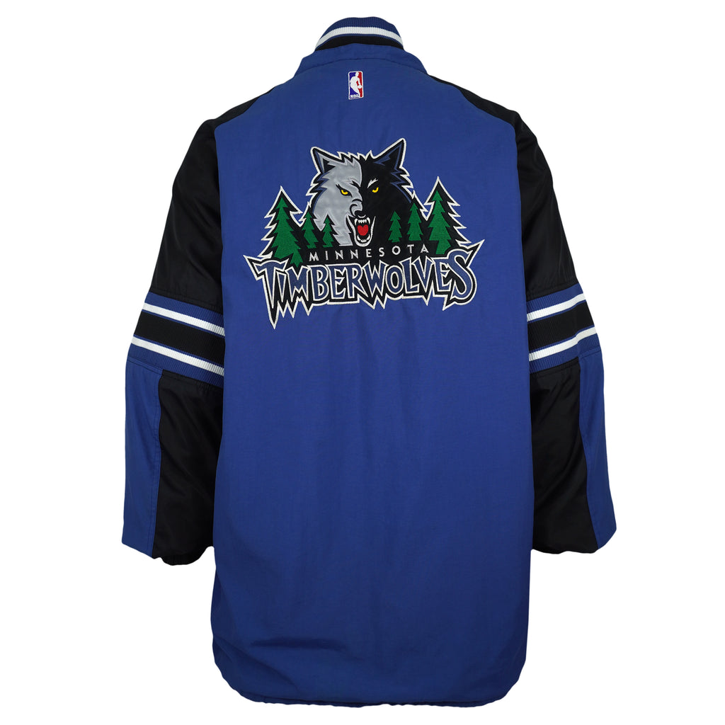 Starter - Minnesota Timberwolves 1/4 Zip Pullover 1990s X-Large