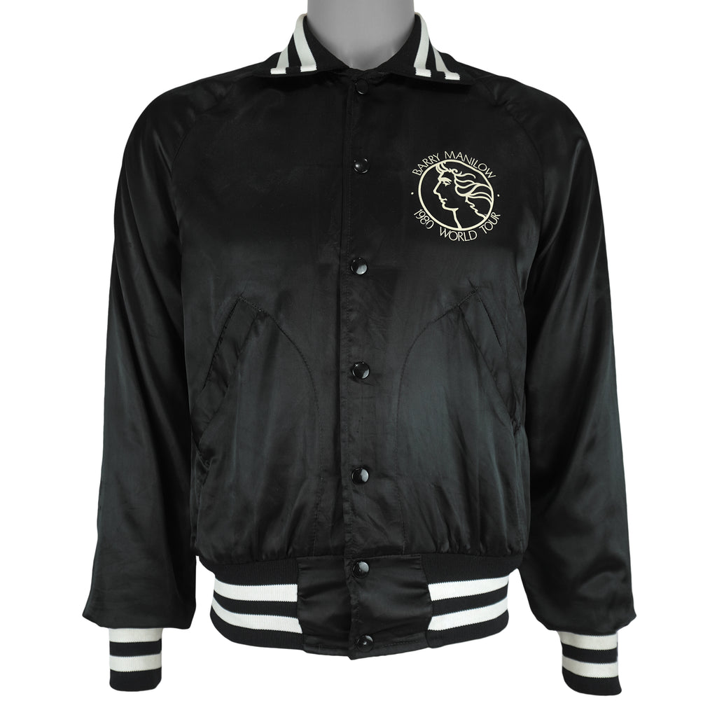 Vintage (Aristo Jac) - Barry Manilow World Tour Satin Jacket 1980 Small Vintage Retro