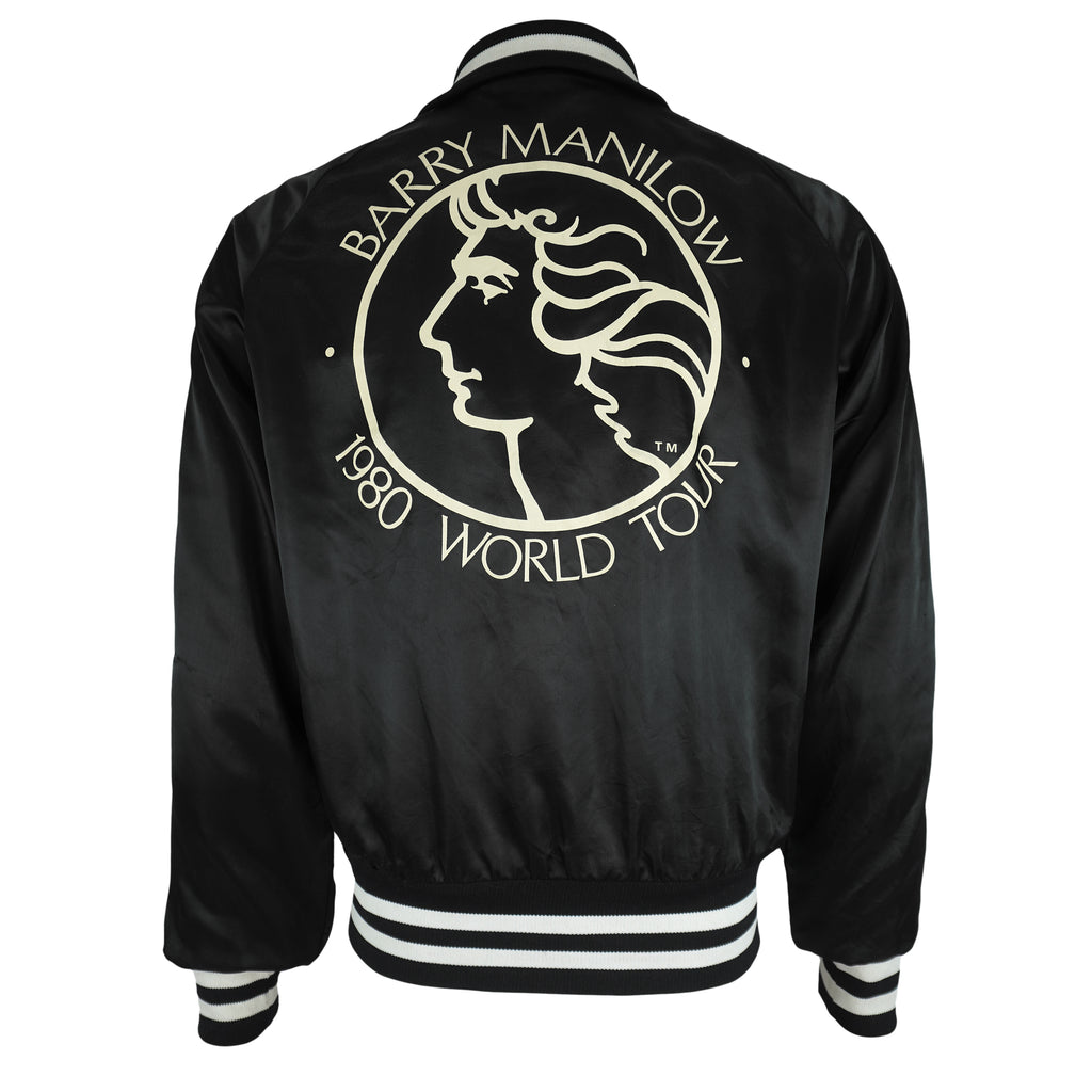 Vintage (Aristo Jac) - Barry Manilow World Tour Satin Jacket 1980 Small Vintage Retro