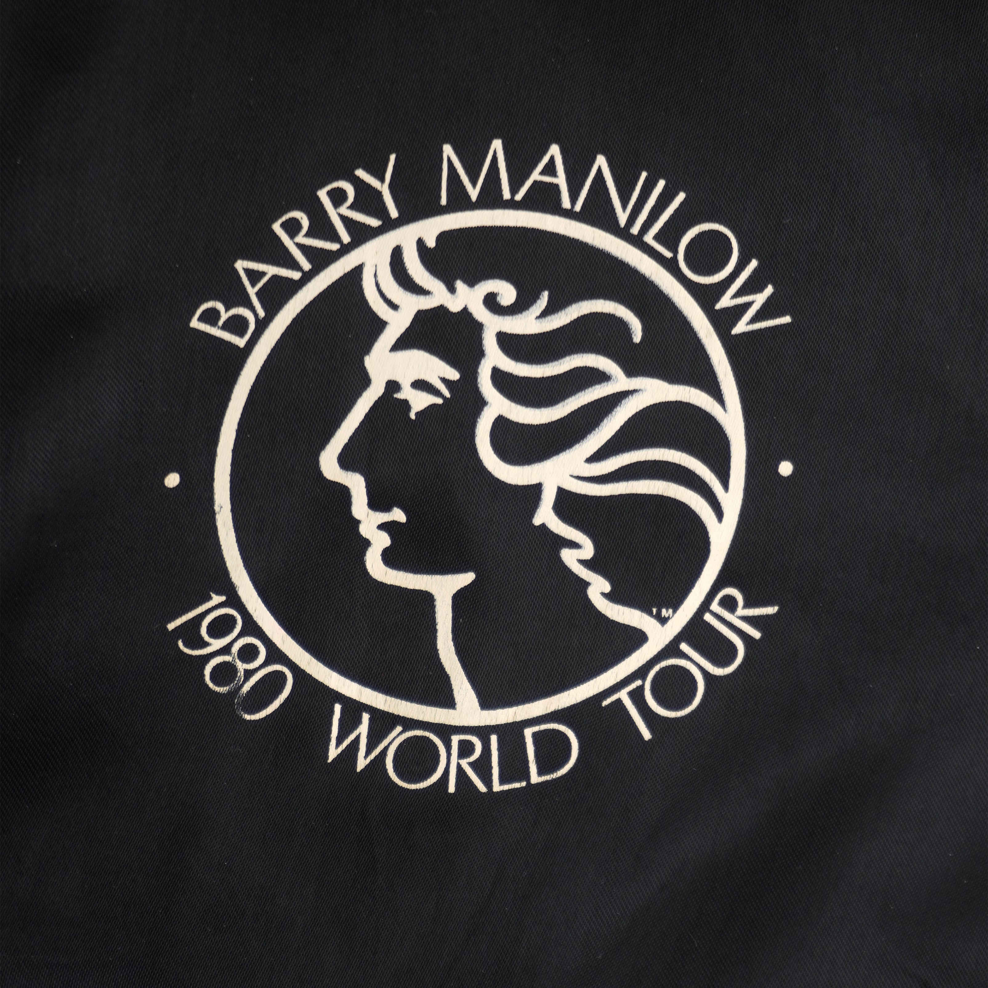 Vintage (Aristo Jac) - Barry Manilow World Tour Satin Jacket 1980 Small Vintage Retro