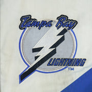 NHL (Pro Player) - Tampa Bay Lightning Button-Up Jacket 1990s X-Large Vintage Retro Hockey