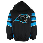 Starter - Carolina Panthers 1/2 Zip Hooded Jacket 1990s Medium Vintage Retro Football