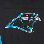 Starter - Carolina Panthers 1/2 Zip Hooded Jacket 1990s Medium Vintage Retro Football