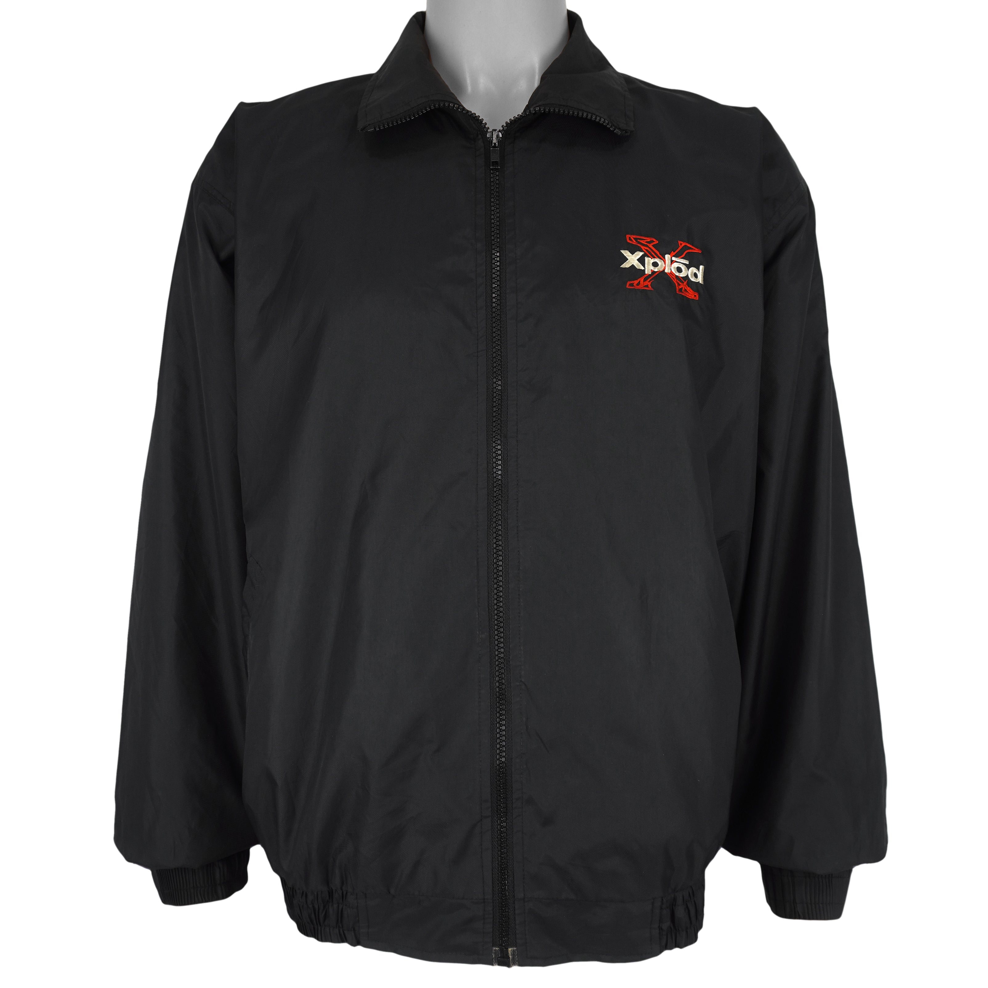 Vintage - Sony Xplod Spell-Out Zip-Up Windbreaker 1990s X-Large Vintage Retro