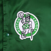 NBA (Locker Line) - Boston Celtics Big Spell-Out Satin Jacket 1990s X-Large Vintage Retro Basketball