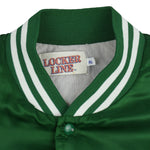 NBA (Locker Line) - Boston Celtics Big Spell-Out Satin Jacket 1990s X-Large Vintage Retro Basketball