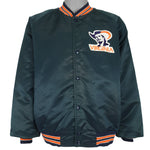NCAA - Virginia Cavaliers Button Up Satin Jacket 1990s X-Large Vintage Retro