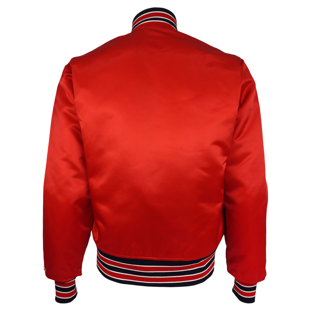 Starter - St. Louis Cardinals Big Logo Satin Jacket 1990s Small Vintage Retro Baseball