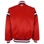 Starter (Diamond Collection) - Red Cleveland Indians Bomber Jacket 1990s Small Vintage Retro Baseball