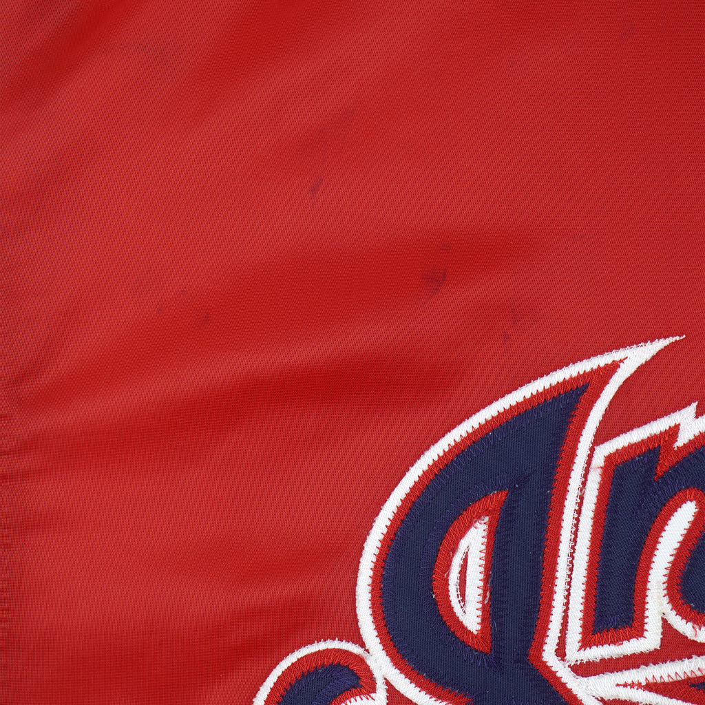 Starter (Diamond Collection) - Red Cleveland Indians Bomber Jacket 1990s Small Vintage Retro Baseball