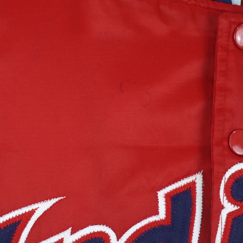 Starter (Diamond Collection) - Red Cleveland Indians Bomber Jacket 1990s Small Vintage Retro Baseball