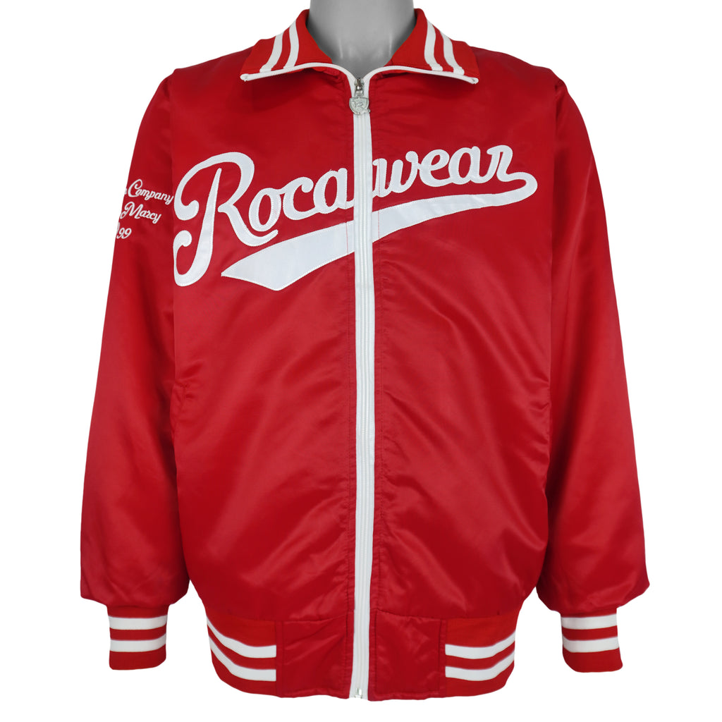 Rocawear - Bklyn Spell-Out Button-Up Jacket 1999 X-Large Vintage Retro