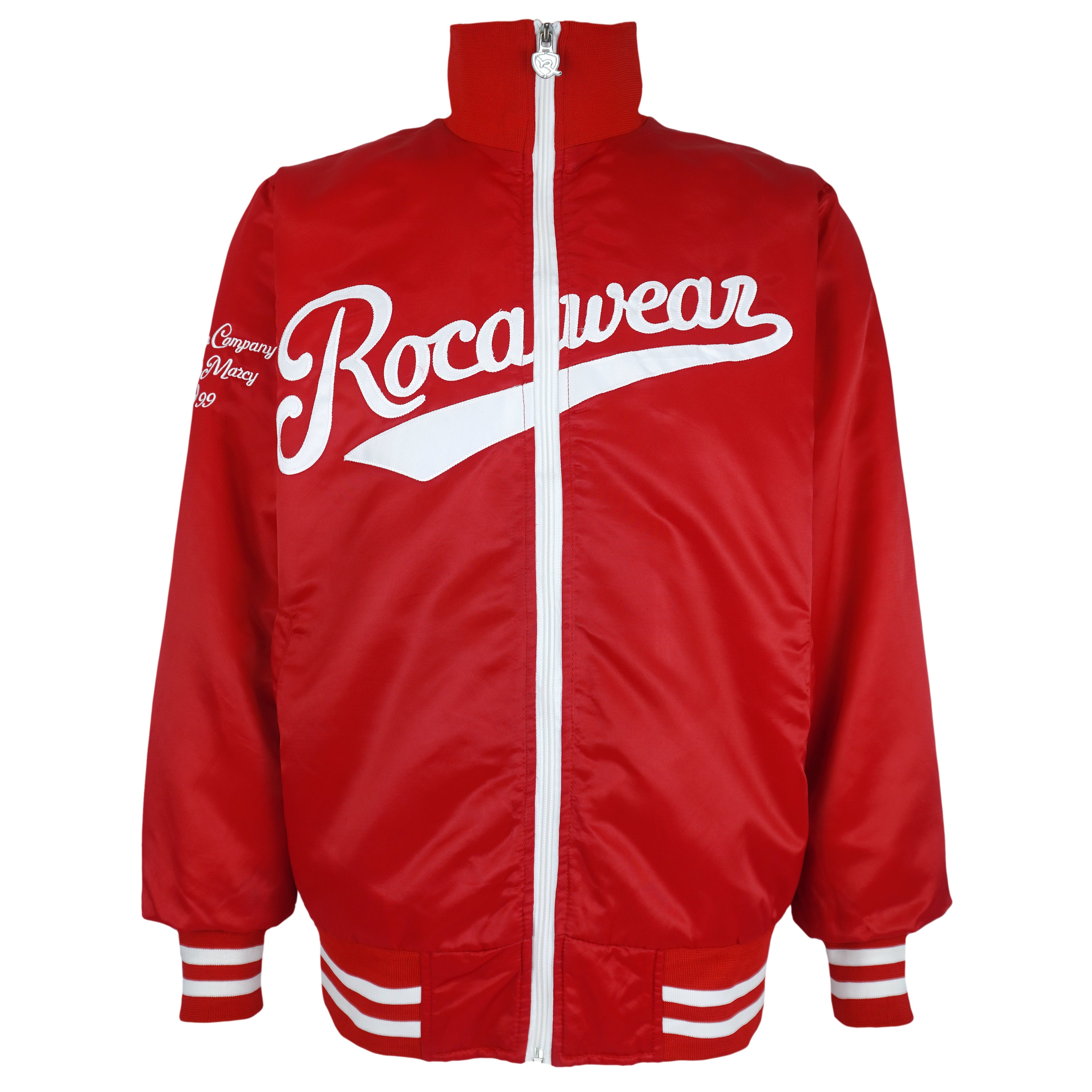 Rocawear - Bklyn Spell-Out Button-Up Jacket 1999 X-Large Vintage Retro