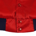 Budweiser - Bud King Of Beers Button-Up Satin Jacket 1990s Large Vintage Retro