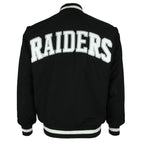NFL - Los Angeles Raiders Embroidered Button Up Jacket 2000s Small Vintage Retro Football