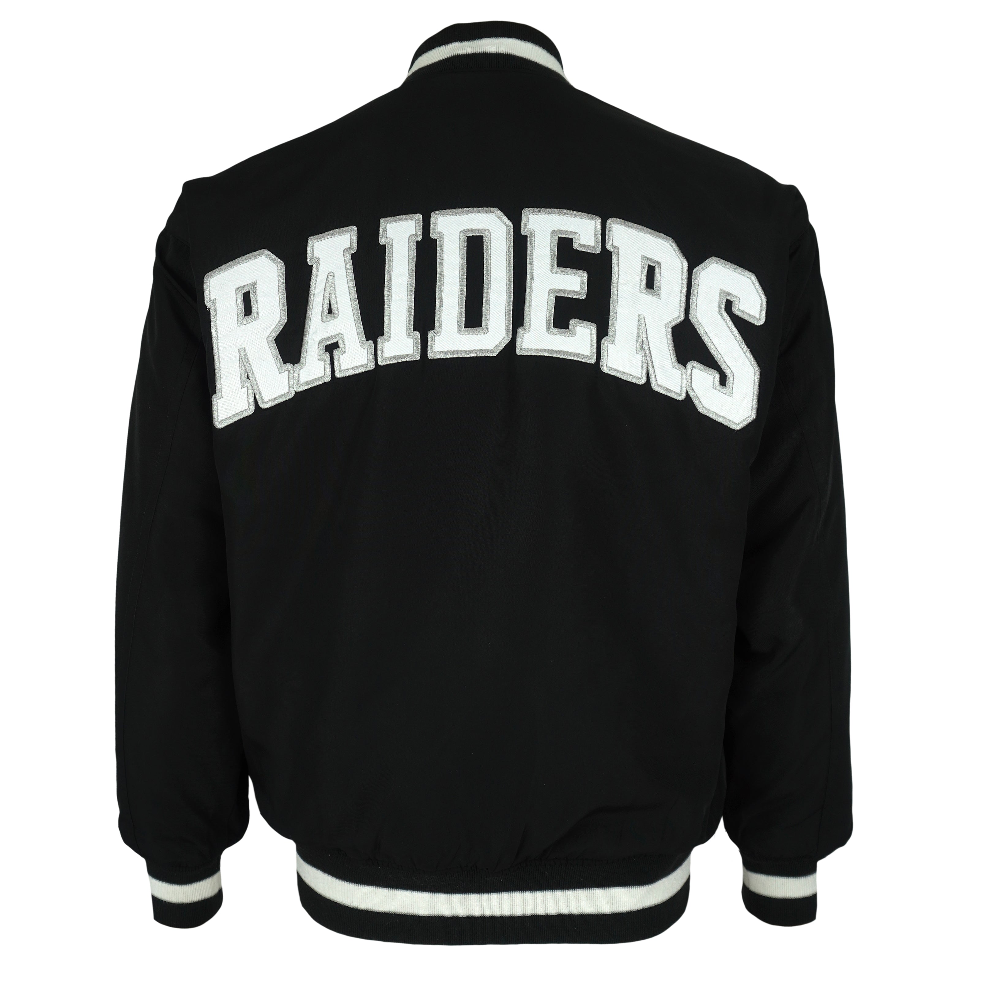 NFL - Los Angeles Raiders Embroidered Button Up Jacket 2000s Small Vintage Retro Football