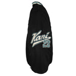 Karl Kani - Black Brooklyn N.Y.C Kani 23 Spell-Out Satin Jacket 1990s 3X-Large Vintage Retro