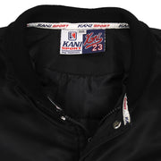 Karl Kani - Black Brooklyn N.Y.C Kani 23 Spell-Out Satin Jacket 1990s 3X-Large Vintage Retro