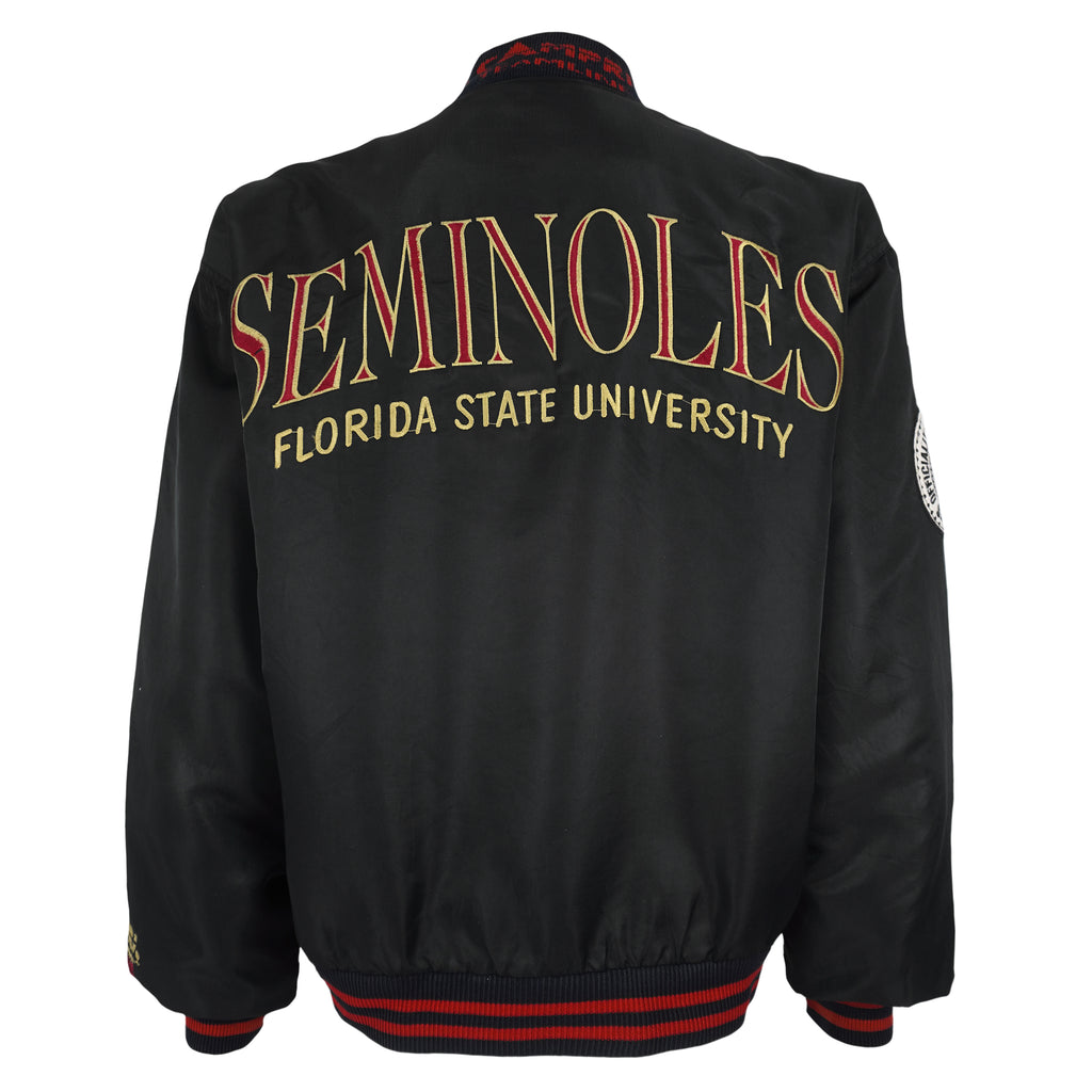 NCAA (Campri) - Florida State Seminoles Satin Jacket 1990s Small Vintage Retro