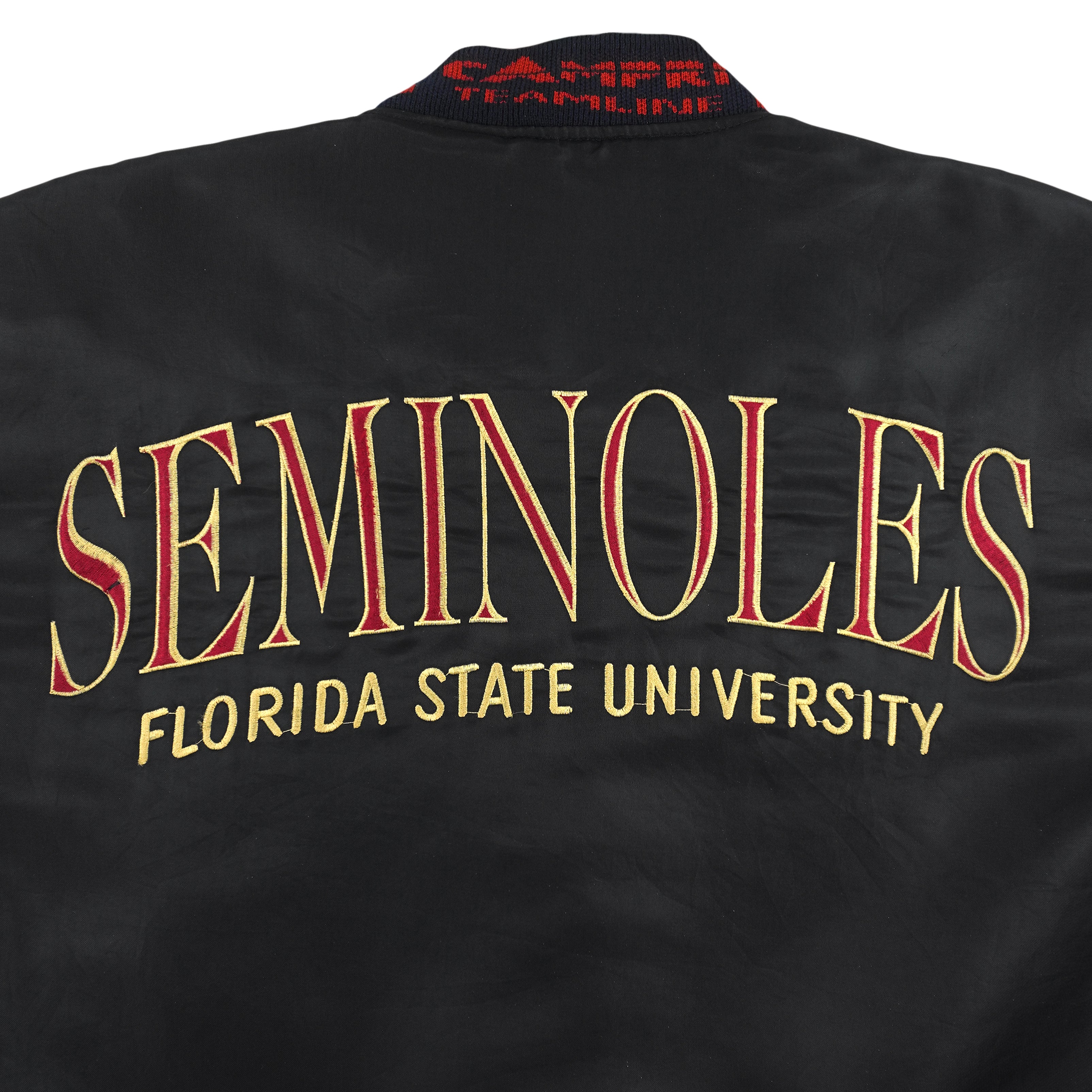 NCAA (Campri) - Florida State Seminoles Satin Jacket 1990s Small Vintage Retro