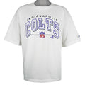 NFL (Logo Athletic) - Indianapolis Colts Spell-Out T-Shirt 1990s Large Vintage Retro Football