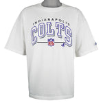 NFL (Logo Athletic) - Indianapolis Colts Spell-Out T-Shirt 1990s Large