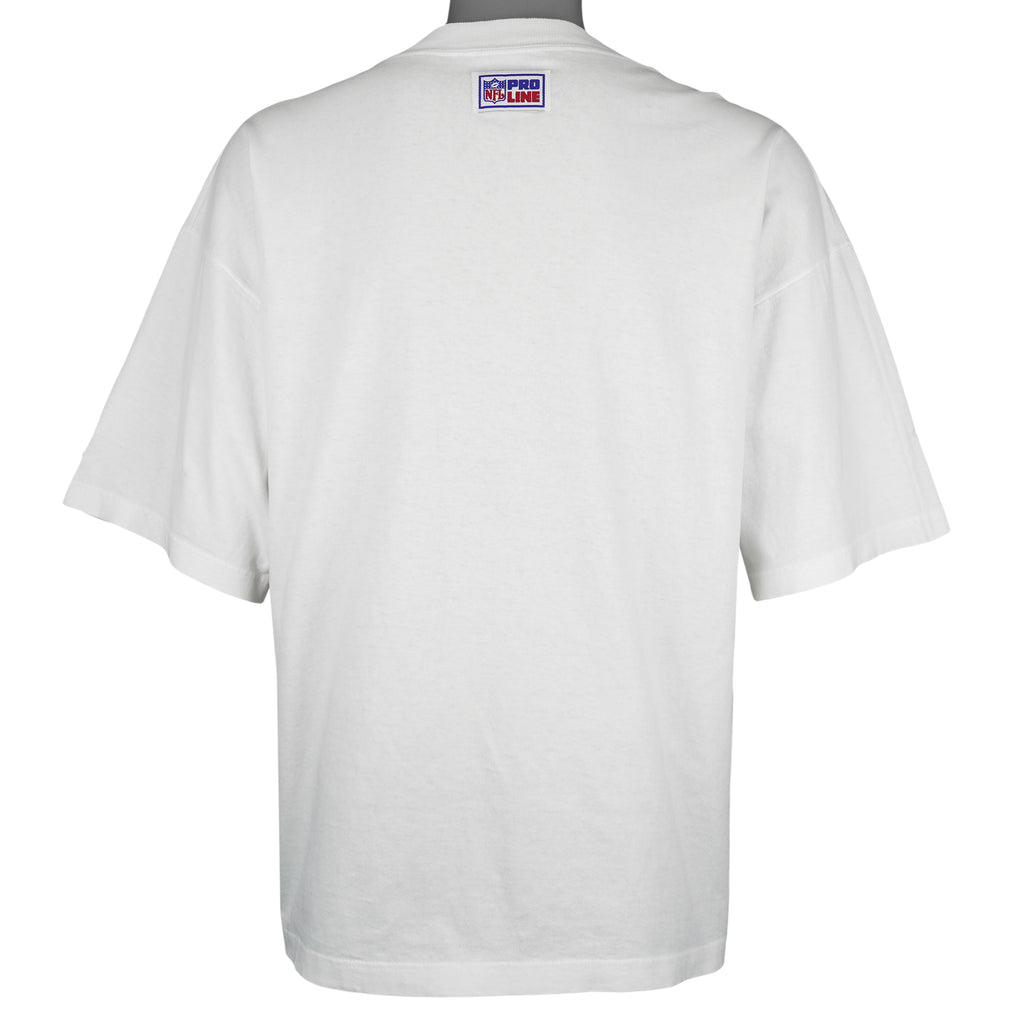 NFL (Logo Athletic) - Indianapolis Colts Spell-Out T-Shirt 1990s Large Vintage Retro Football