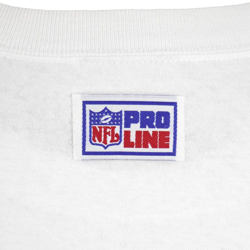 NFL (Logo Athletic) - Indianapolis Colts Spell-Out T-Shirt 1990s Large Vintage Retro Football