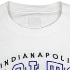 NFL (Logo Athletic) - Indianapolis Colts Spell-Out T-Shirt 1990s Large Vintage Retro Football