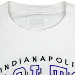 NFL (Logo Athletic) - Indianapolis Colts Spell-Out T-Shirt 1990s Large Vintage Retro Football