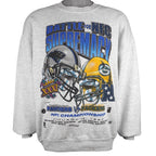 NFL - Panther VS Packers Matchups Super Bowl Champions Sweatshirt 1997 X-Large Vintage Retro Football