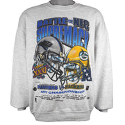 NFL - Panther VS Packers Matchups Super Bowl Champions Sweatshirt 1997 X-Large Vintage Retro Football