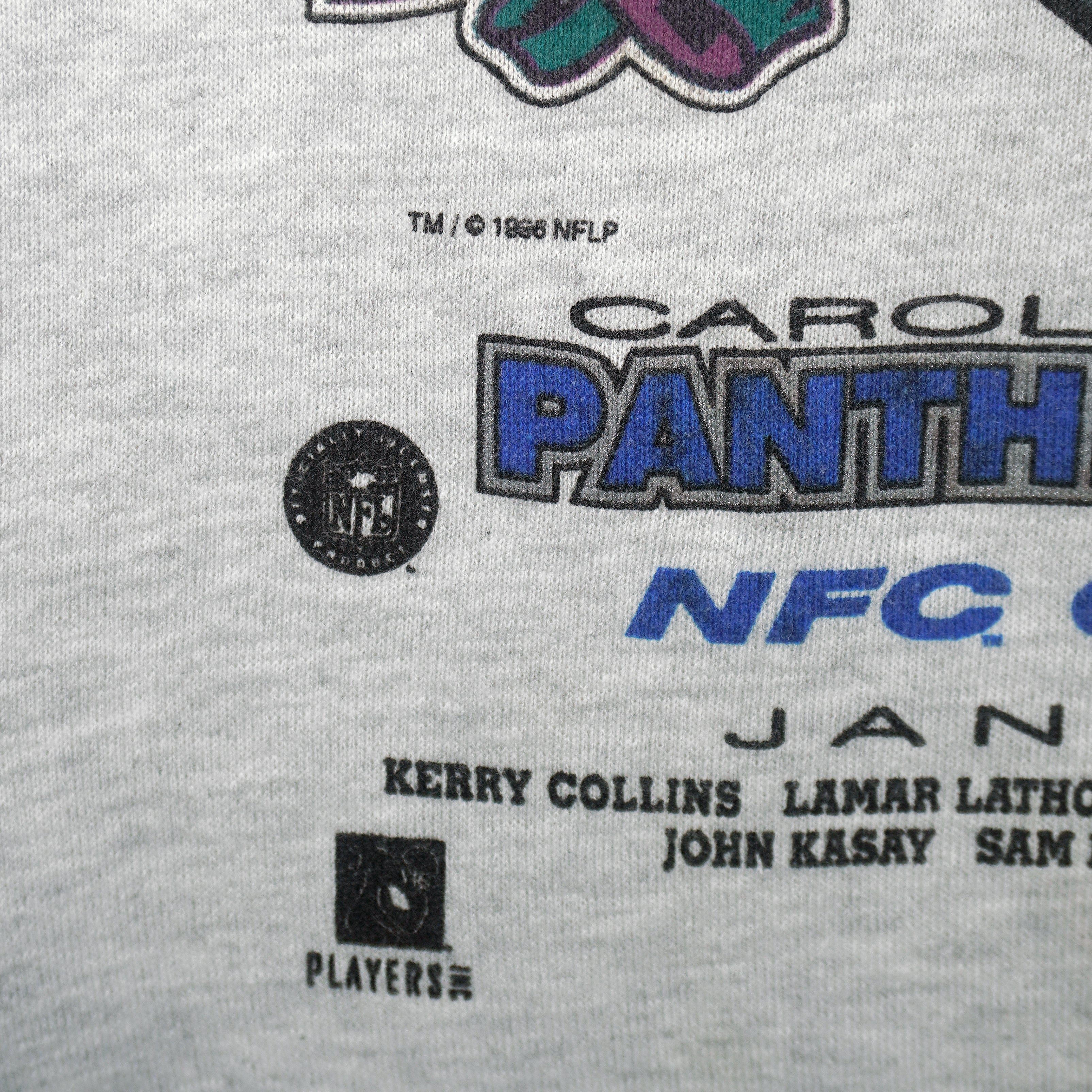 NFL - Panther VS Packers Matchups Super Bowl Champions Sweatshirt 1997 X-Large Vintage Retro Football