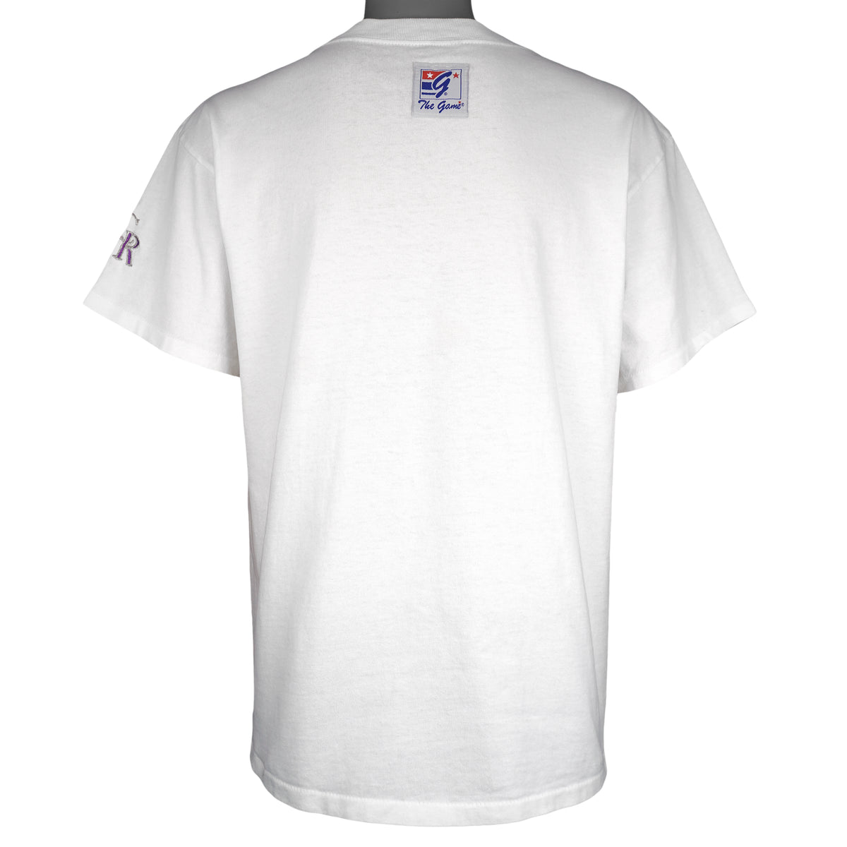 MLB (The Game) - Colorado Rockies Spell-Out T-Shirt 1990s Large Vintage Retro Baseball