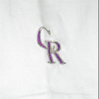 MLB (The Game) - Colorado Rockies Spell-Out T-Shirt 1990s Large Vintage Retro Baseball