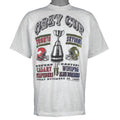 CFL - Calgary Stampeders VS Winnipeg Blue Bombers Grey Cup Champions T-Shirt 1992 X-Large Vintage Retro Football