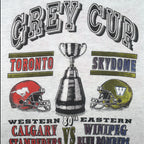 CFL - Calgary Stampeders VS Winnipeg Blue Bombers Grey Cup Champions T-Shirt 1992 X-Large Vintage Retro Football