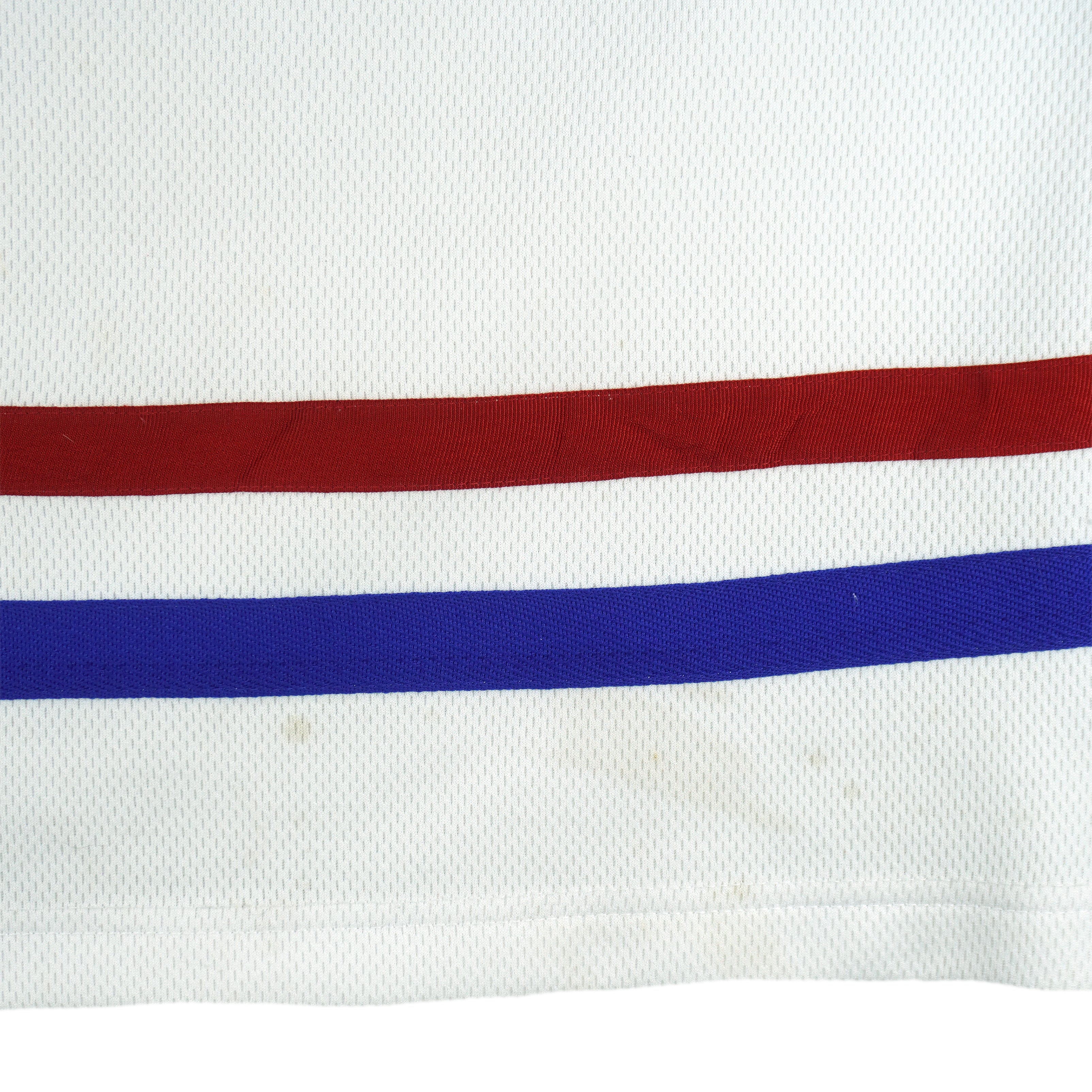 FUBU - White & Red Big Logo Baseball Jersey T-Shirt 1990s X-Large Vintage Retro