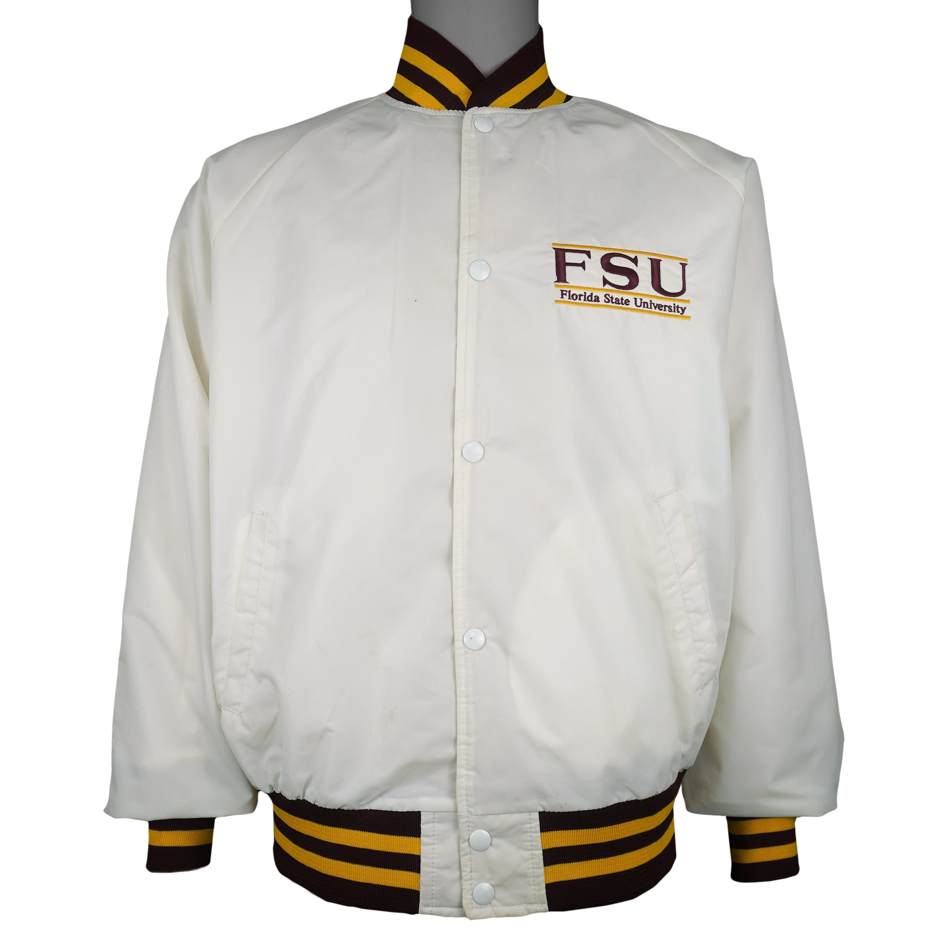 NCAA (MVP) - Florida State Seminoles Satin Jacket 1990s X-Large Vintage Retro