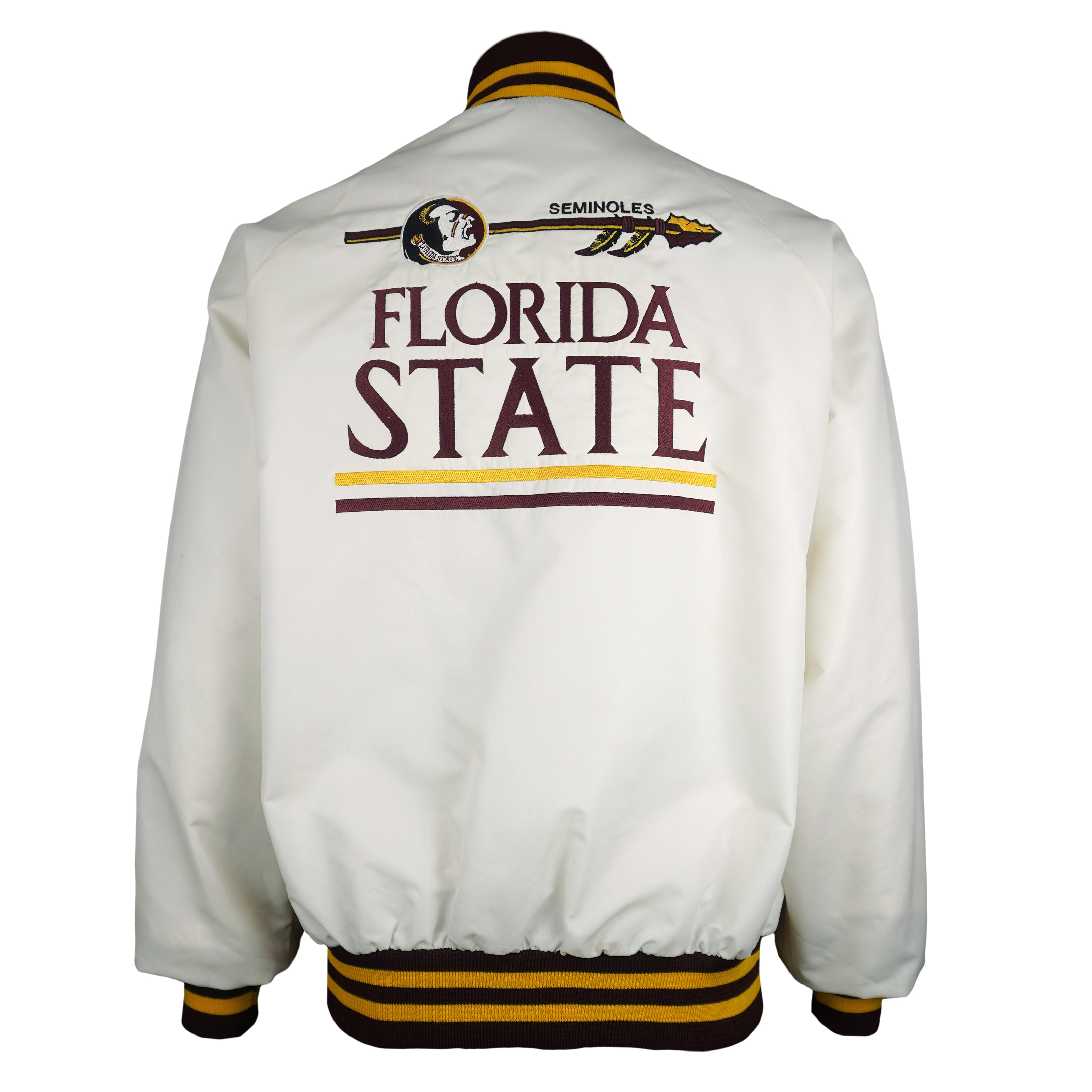 NCAA (MVP) - Florida State Seminoles Satin Jacket 1990s X-Large Vintage Retro
