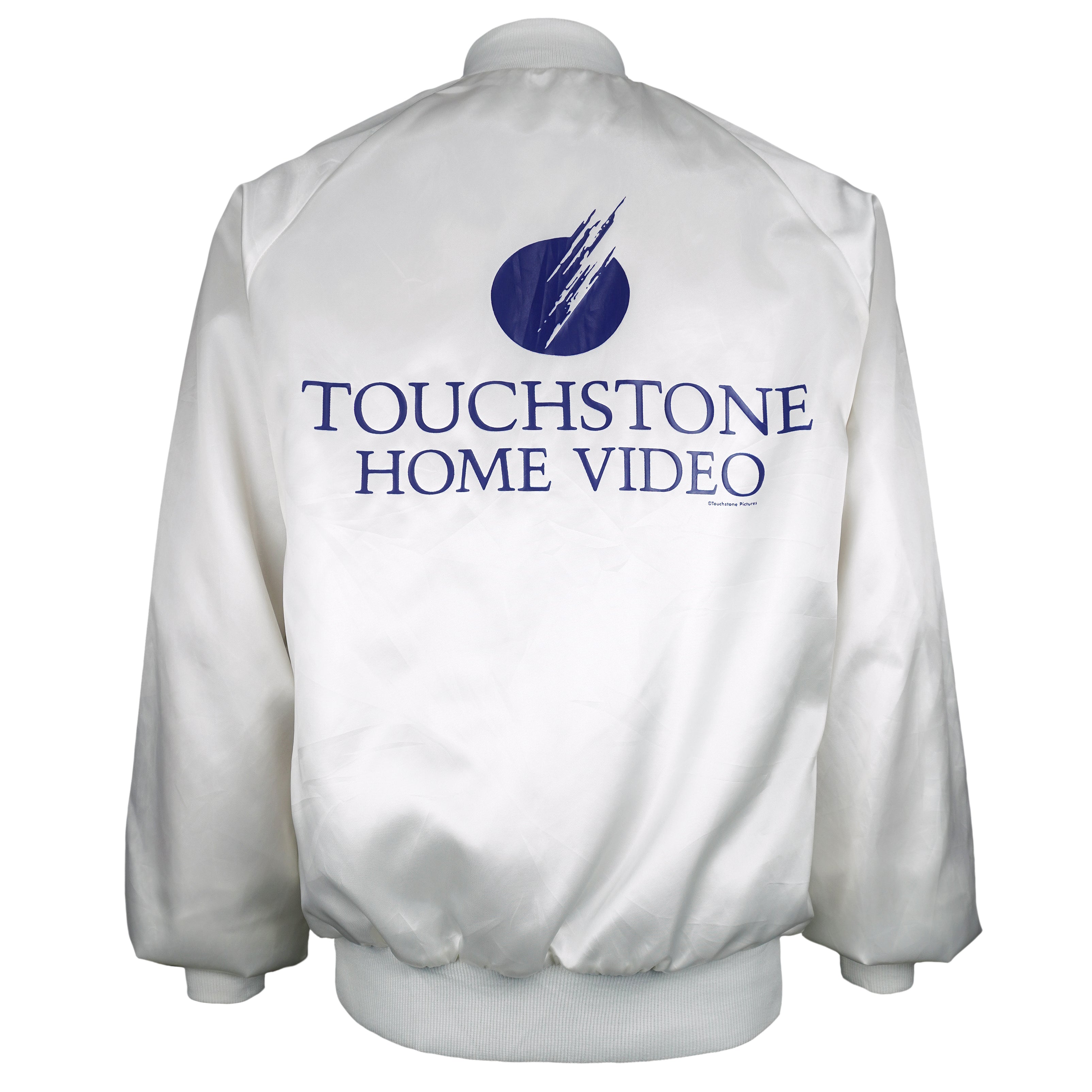 Vintage (Chalk Line) - Touchstone Home Video Button-Up Satin Jacket 1990s Large Vintage Retro