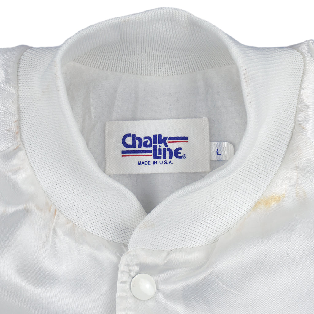 Vintage (Chalk Line) - Touchstone Home Video Button-Up Satin Jacket 1990s Large Vintage Retro