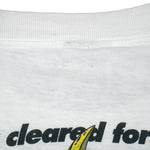 Vintage (Oneta)- Air Force Motocross Flight Cleared for Landing T-Shirt 1990s X-Large Vintage Retro