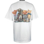 Vintage (Anvil) - Cowboy Cats Nashville Tennessee T-Shirt 1980s X-Large Vintage Retro