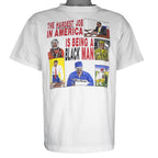 Vintage - The Hardest Job In America Is Being A Black Man T-Shirt 1990 Large Vintage Retro