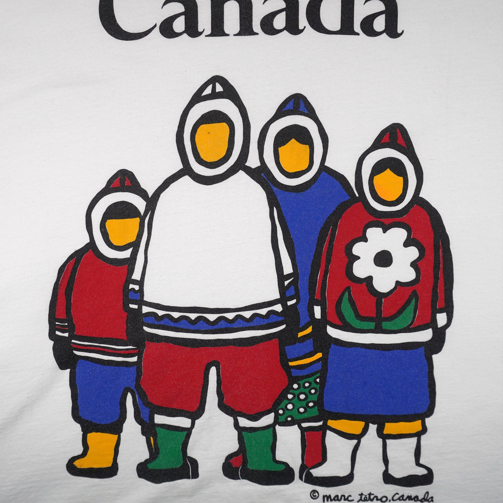Vintage (Marc Tetro) - Inuit Canada T-Shirt 1980s Large Vintage Retro