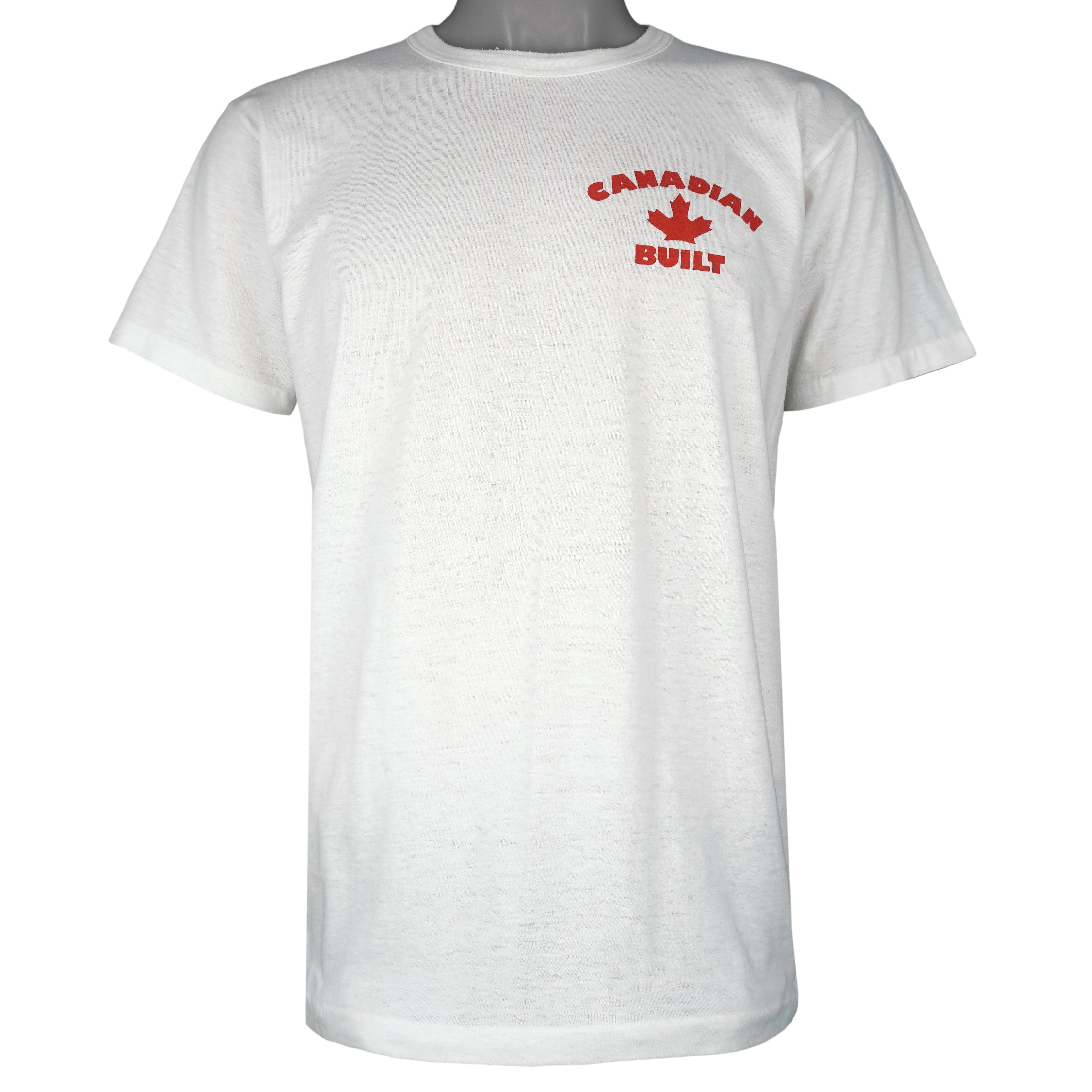 Wrangler - Canadian Built Single Stitch T-Shirt 1990s Large Vintage Retro